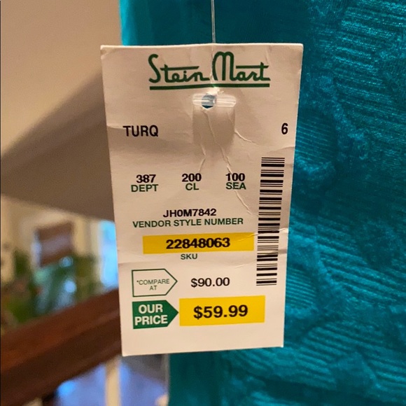 NWT Willow Glenn turquoise dress - Picture 4 of 4